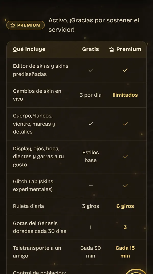 Captura de Premium